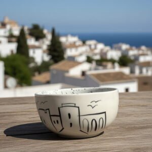 Dubrovnik Line Art Bowl