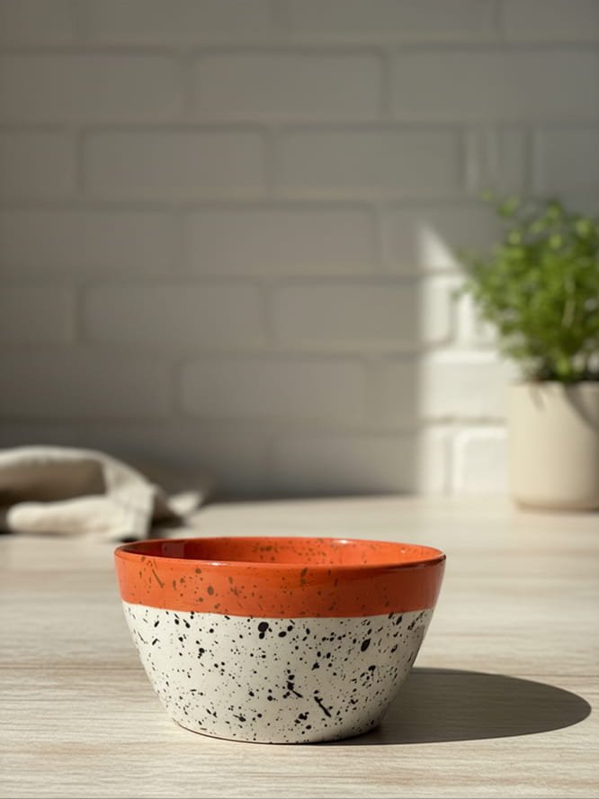 Terracotta Speckled Bowl - Image 2