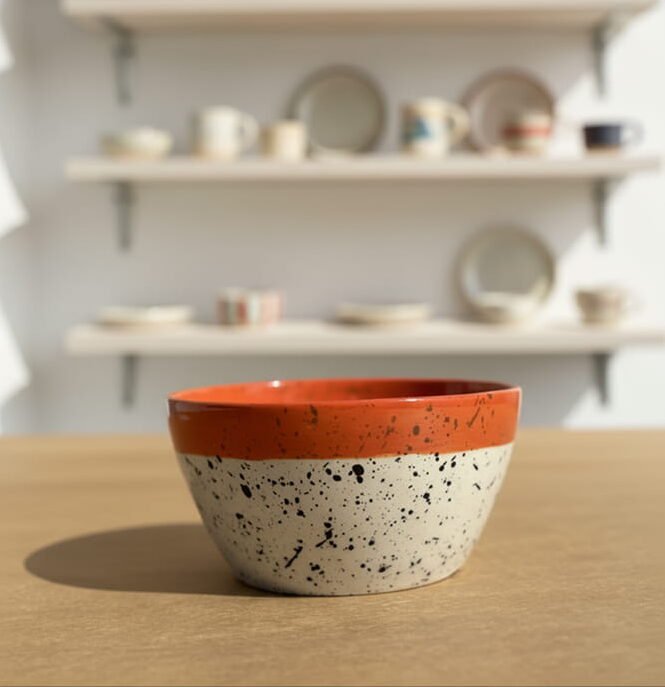 Terracotta Speckled Bowl