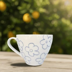 Blue Flower Cup